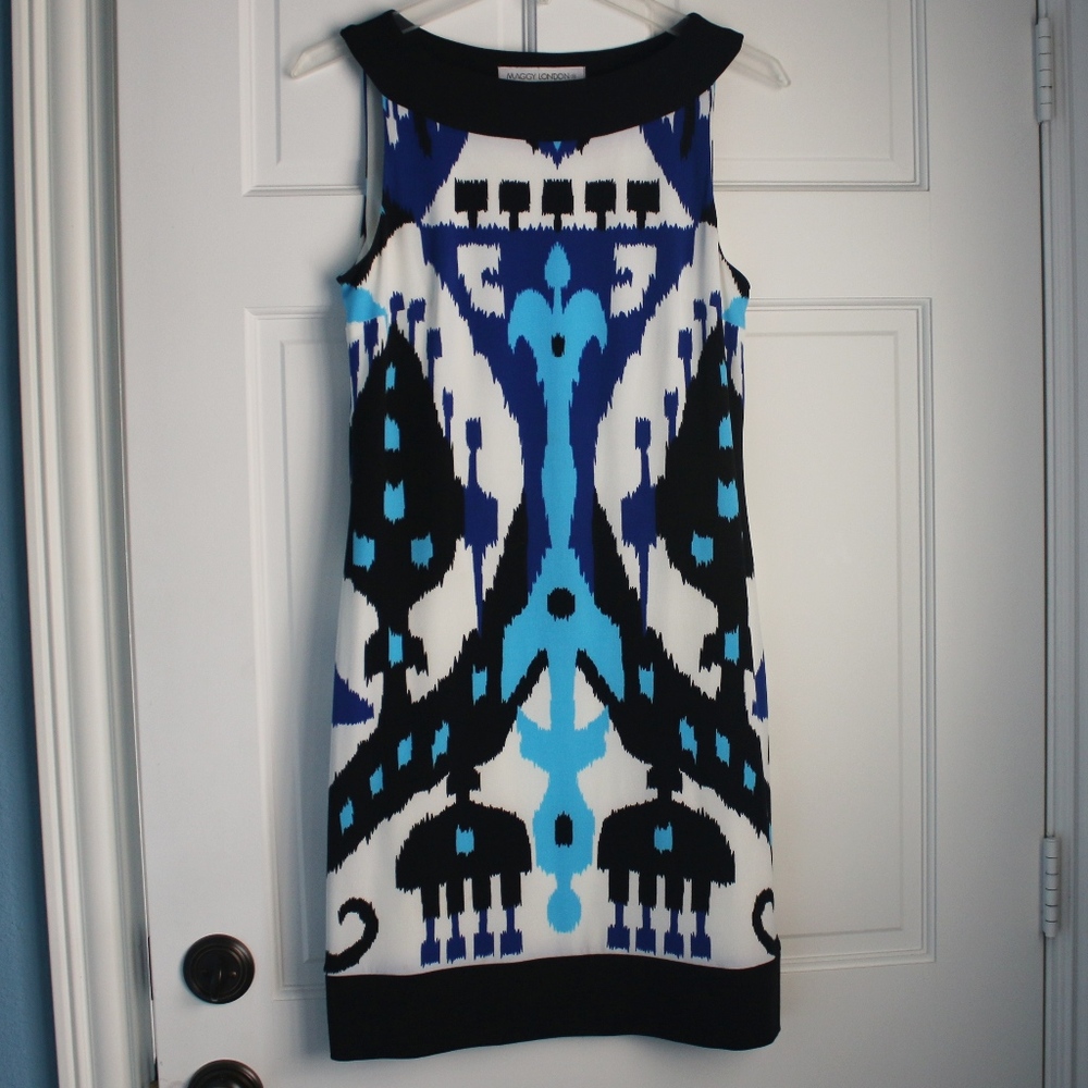 High Neck Shift Dress